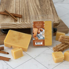 Cinnamon Churro Artisan Wax Melts by Candle Warmers Etc. Crisp, but soft, cinnamon and sugar coated churros.