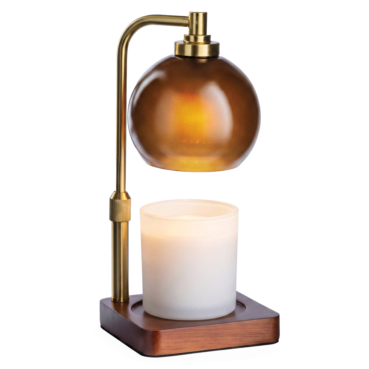 Amber Sphere Candle Warmer Lamp