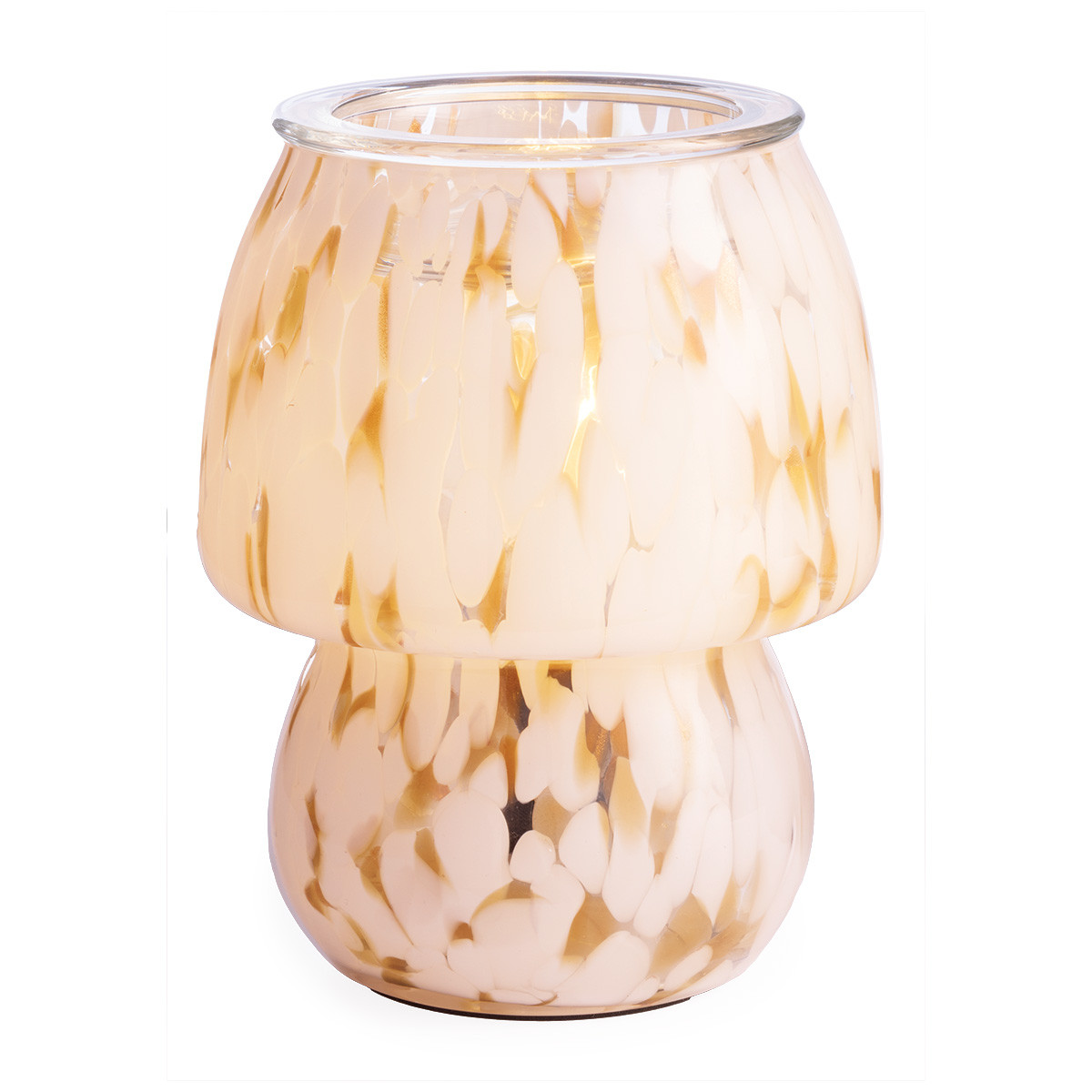 Art Glass Lamp Vintage Bulb Illumination Fragrance Warmer