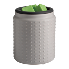 Gray Hobnail Flip Dish Wax Warmer