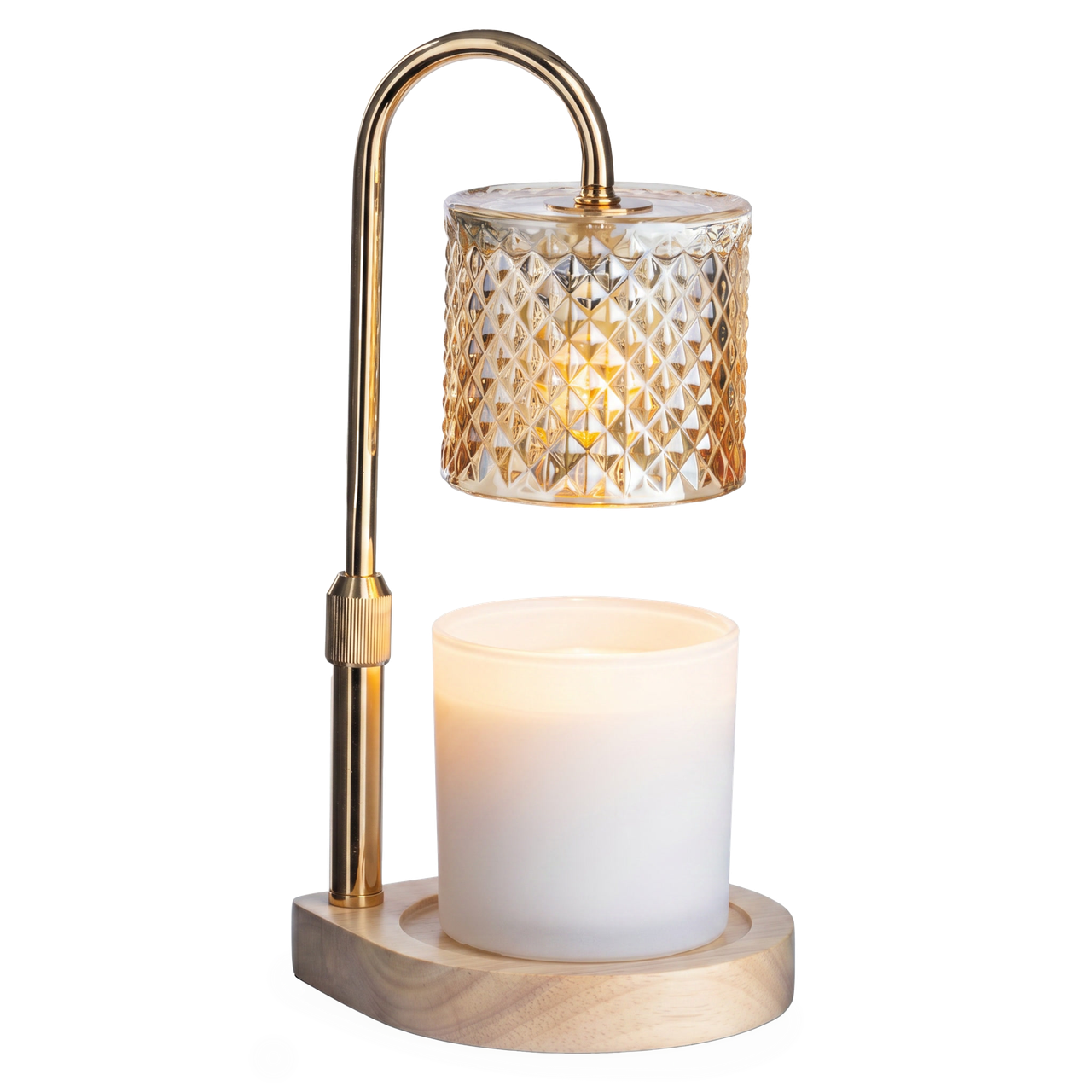 Champagne Crystal Candle Warmer Lamp