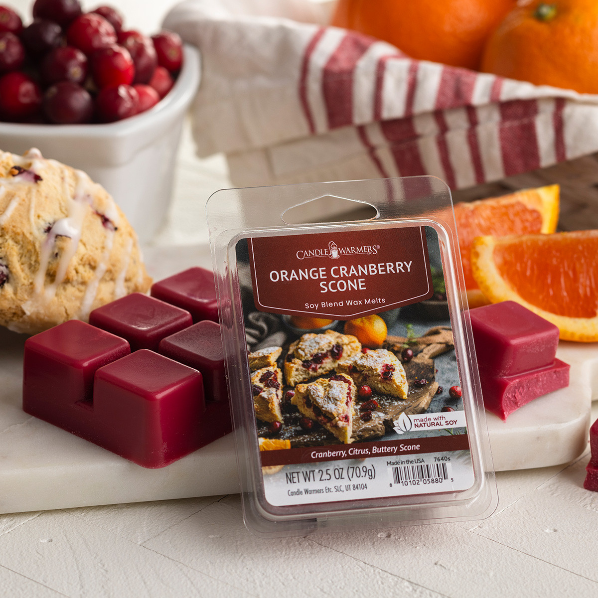 Orange Cranberry Scone Classic 2.5oz Wax Melt