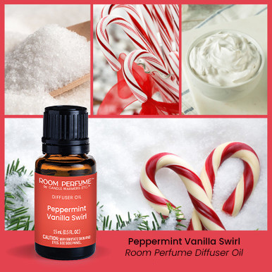 Peppermint Vanilla Swirl Room Perfume Diffuser Oil