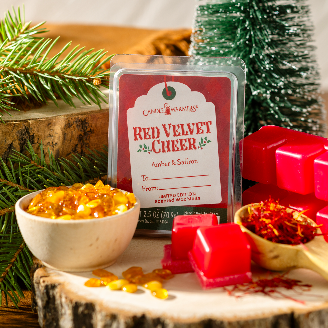 Red Velvet Cheer Limited Edition 2.5 oz Christmas Wax Melt