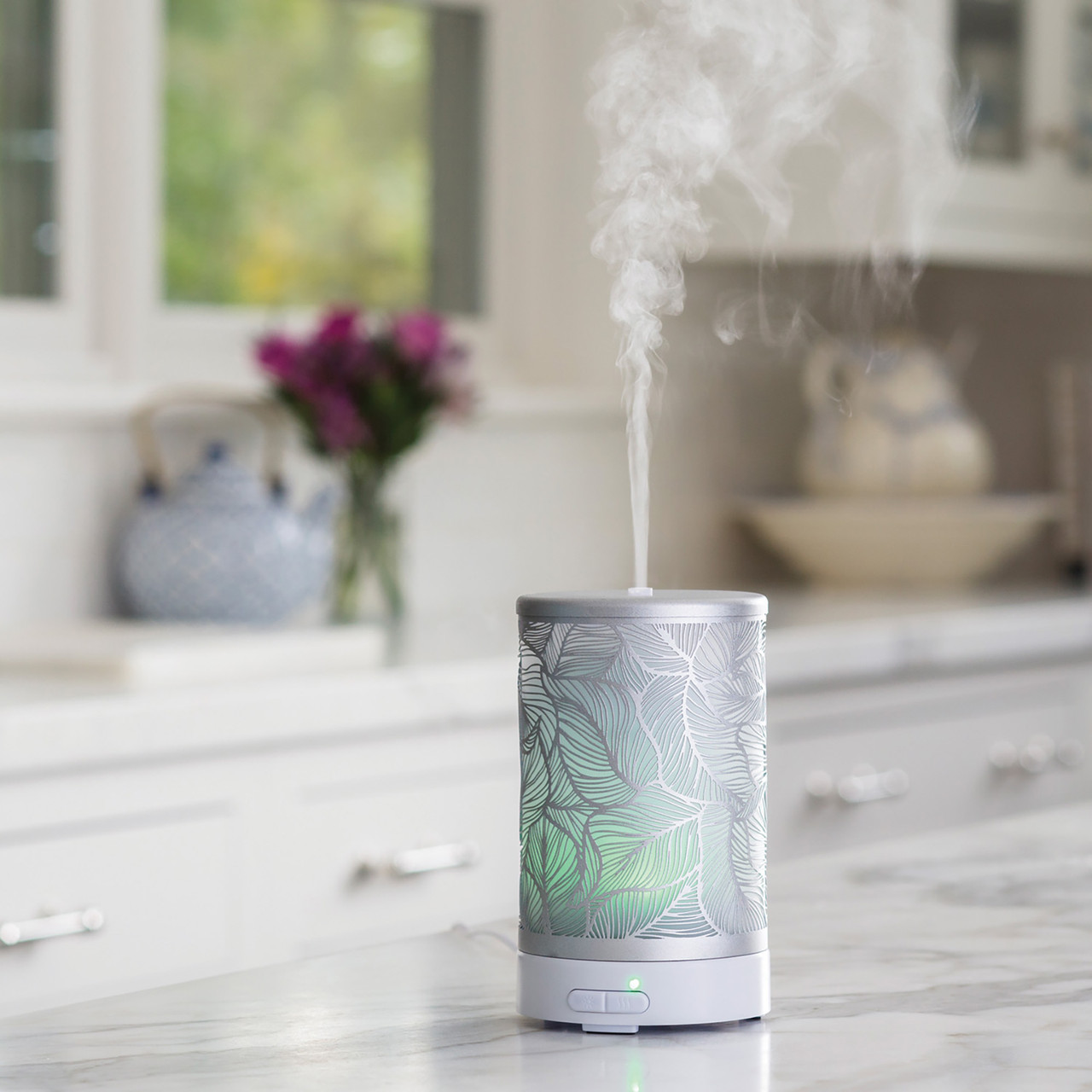 Silver Leaf Medium Ultra Sonic Diffuser