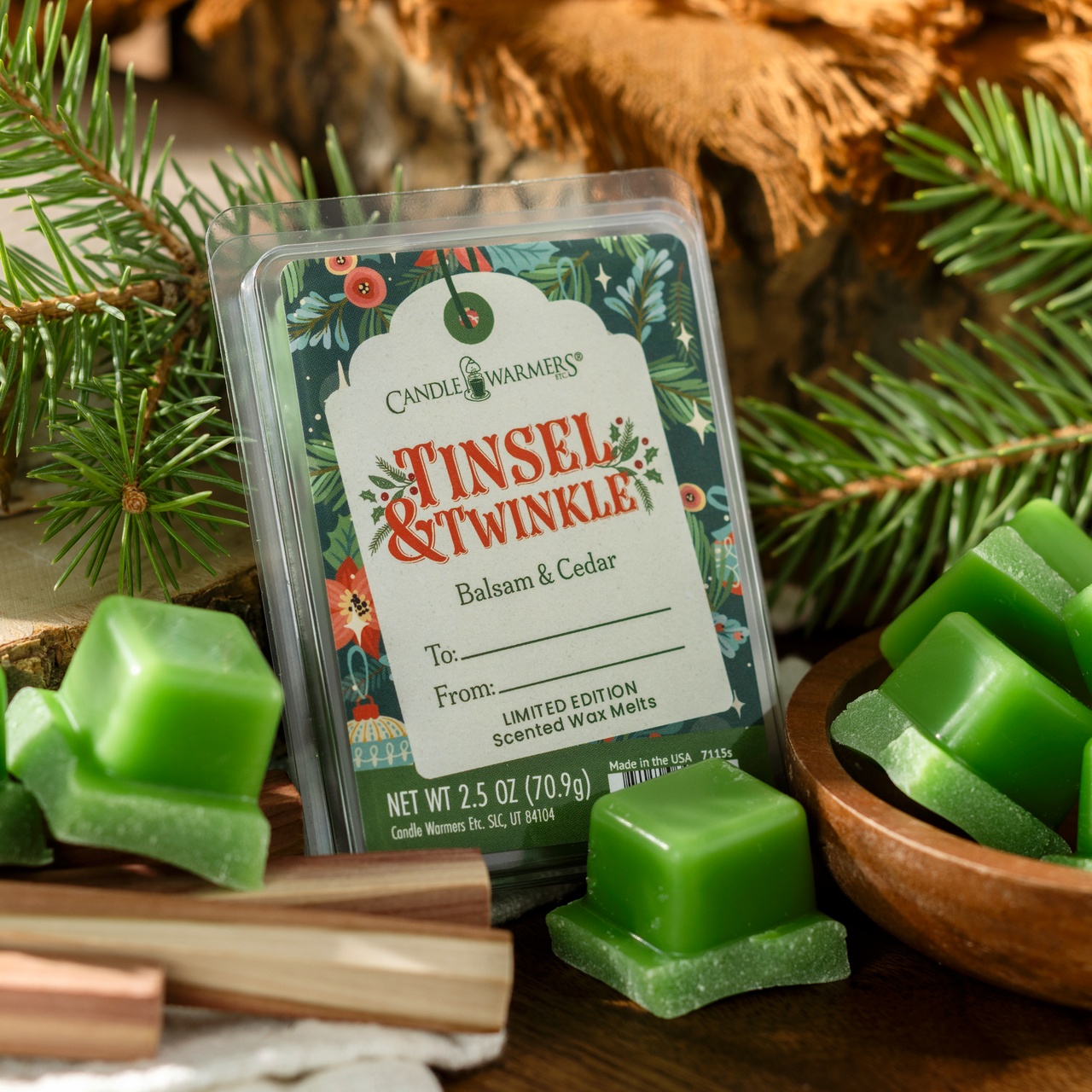 Tinsel & Twinkle Limited Edition 2.5 oz Christmas Wax Melt