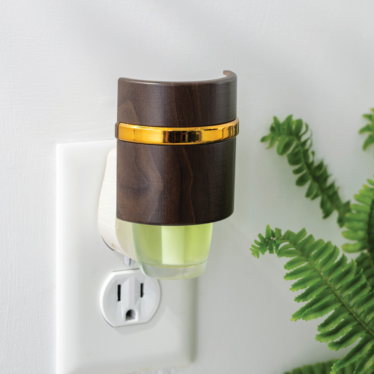 Walnut WallScents™ Fragrance Warmer Pluggable